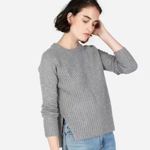 Everlane The Ribbed Wool-Cashmere Crew